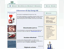 Tablet Screenshot of hjoenergi.se
